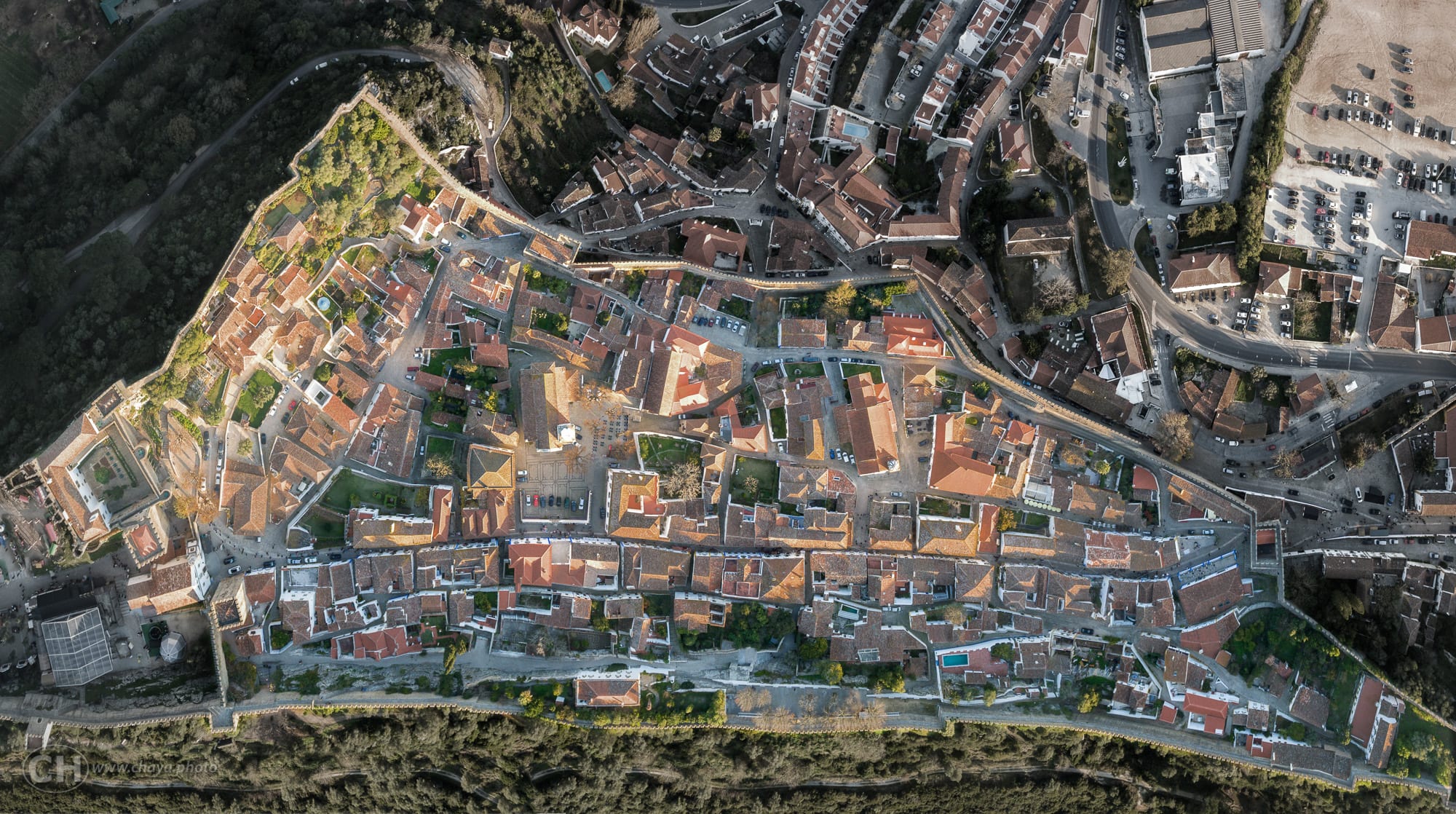 A Birds Eye View From Obidos Portugal Chaya Images With Soul